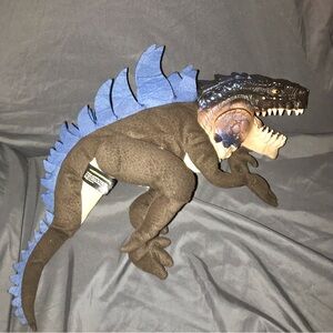 1998 Godzilla Full Body Hand Puppet Rubber Head Plush Body Equity Toys Toho